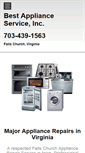 Mobile Screenshot of fallschurchappliancerepair.com